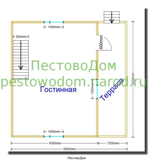 Дом из профилированного бруса