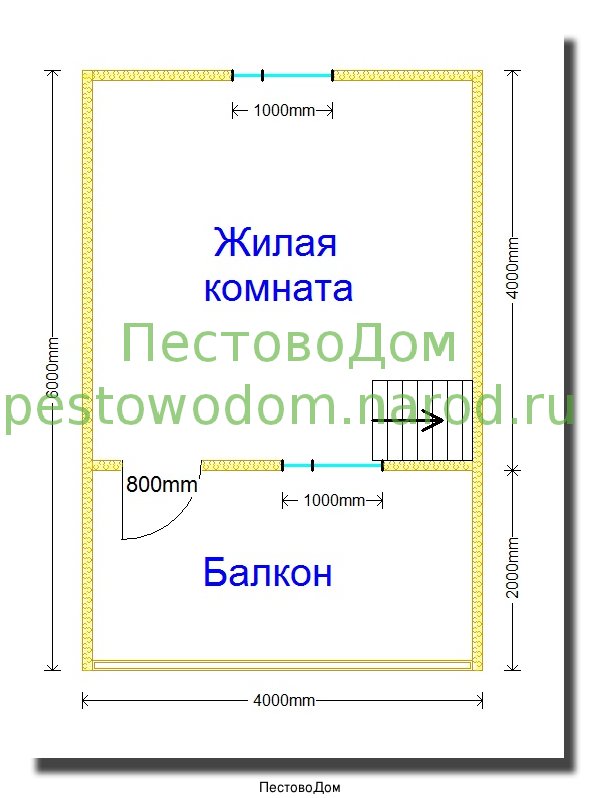 Дом из профилированного бруса