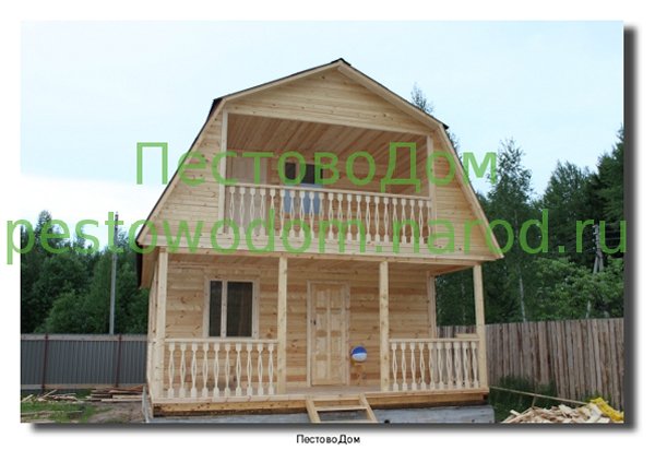 Дом из профилированного бруса