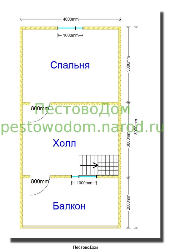 Дом из профилированного бруса
