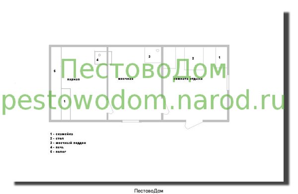 Готовая перевозная баня